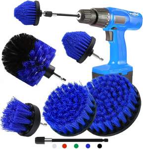 Juego de cepillos de limpieza de <span class=keywords><strong>taladro</strong></span> de 6 piezas de alta durabilidad con extensión larga para limpieza de superficies duras y tapicería - Product Image 1