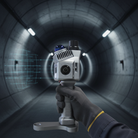 Scanner laser 3D LiDAR SLAM portable GEOSUN GS-200G haute précision, garantie 1 an, pour la topographie, la cartographie et l'acquisition de données en nuage de points