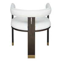 Offre spéciale, chaises rembourrées confortables à structure métallique pour table à manger, chaise moderne de salon, chaise à baril