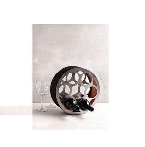 Présentoir à vin en métal personnalisé Derniers arrivages Porte-bouteille de vin au design victorien Article décoratif Vente en gros Meilleur prix - Product Image 1