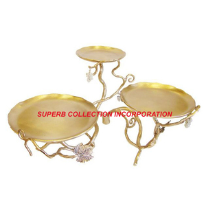 ที่วางเค้กชุบทองเหลือง - Product Image 4