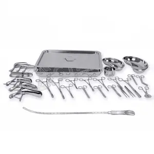 High Quality Gynecology Minor Delivery Set Kit 25 Pieces Surgical Gynecology Instruments Wholesale ISO CE Approved