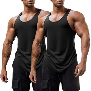 Débardeur formel personnalisé pour hommes, léger, solide, sans manches, chemise de gymnastique, t-shirt en polyester respirant à séchage rapide - Product Image 5