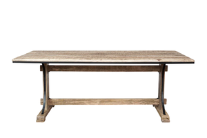 Asia Solid Mango Wooden Rectangular Shape Vintage Style Wood <b>Legs</b> Modern Design Wooden Dining <b>Table</b> For Home Office & Kitchen - Product Image 6