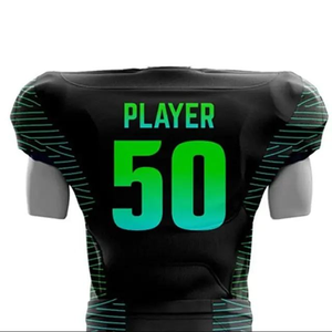 Uniforme de fútbol de tela de malla Uniforme de fútbol americano de rendimiento al por mayor Uniforme de fútbol americano combinado Anti-UV - Product Image 5