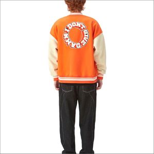 Customized Printing Winter Long Sleeve Men's Polyester/Cotton Baseball Letterman Varsity <b>Jacket</b> Chenille <b>Patches</b> Front Design - Product Image 2