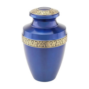 Urna de Metal Grabada para Cenizas Humanas Adultas, Urna de Cremación de Latón, Diseño de Primera Calidad, Ataúd para Almacenamiento Conmemorativo Funerario - Product Image 6