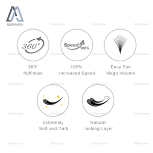 ขนตาสำหรับต่อขนตาเพิ่มวอลลุ่มสินค้าตราผู้ผลิต - Product Image 6