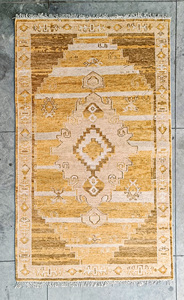 Tapis en fil PET recyclé tissé à la main pour l'extérieur de dernière génération Rangoli Tapis de sol coloré pour la décoration intérieure au meilleur prix - Product Image 2