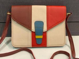 Sac à bandoulière en cuir pour femmes, multicolore, nouvelle collection - Product Image 2