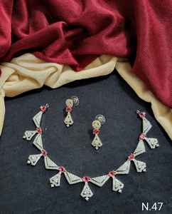 Mode cubique zircone goutte d'eau pendentif Triangle collier ensemble et boucles d'oreilles ensembles bijoux de mariage de mariée pour les mariées cadeaux de fête - Product Image 2