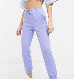 OEM Custom <b>Women's</b> Fleece Jogging Pant Regular Fit Streetwear Casual <b>Winter</b> Running Sweatpants with Flat Front Pockets Included - Product Image 1