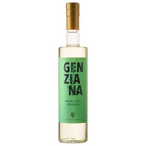 Gentiana para Licor, 38% de Contenido de Alcohol, 0.5 L x 6 Botellas, Licorería Friulana SRL, Transparente - Product Image 1