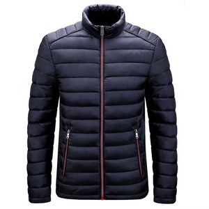 Chaqueta Acolchada Ligera de Lona para Hombre, Corte Ajustado, Estilo Urbano Informal, para Invierno, Fabricante OEM al por Mayor - Product Image 3