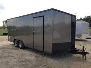 Remorques Stealth 2025 7x16 en acier, remorque de transport fermée avec rampe arrière, semi-benne en acier robuste, capacité de charge 2001-3000 kg, États-Unis - Product Image 4