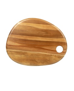 Tabla de madera de Acacia para el hogar, tabla rectangular de madera sólida para picar frutas, queso - Product Image 5