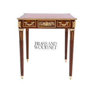 Ensemble de table basse rectangulaire classique de luxe avec deux tables d'appoint - Product Image 5