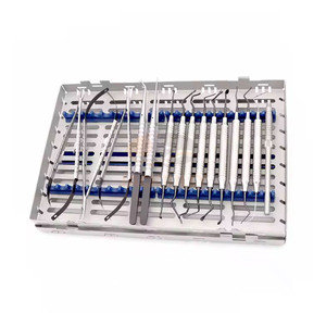 Kit de Cirugía Dental de 15 Piezas con Casetes de Acero Inoxidable - Product Image 1