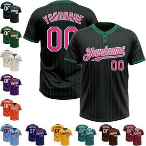 Ropa deportiva de malla de poliéster de alta calidad para hombres, conjunto de Jersey de softbol transpirable, venta superior en Pakistán - Product Image 6