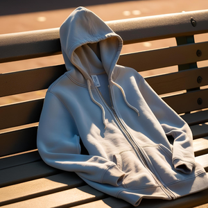 Vintage Sunfaded Zip-Up Hoodie Custom Washed Color para hombres y mujeres Bordado Logo Printing Winter Season Hoodie - Product Image 1