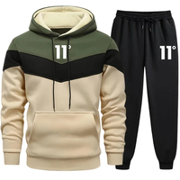 Ensemble de sweats à capuche zippés intégraux pour hommes, en polaire technique épaisse 400g, imperméable, avec poches, couleur unie, haute qualité, personnalisable avec logo, vente en gros pour l'hiver