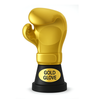 Trophée Métallique Personnalisé de Grande Taille pour Souvenir d'Entreprise, Récompense Sportive, Récompense