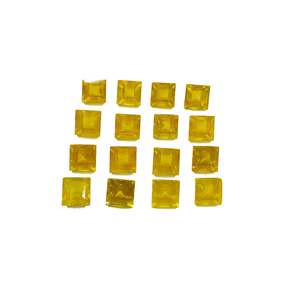 Piedra de Zafiro Amarillo Natural, Peridoto, Cuadrados Calibrados, Relleno de Fisuras, Corte Esmeralda, Material de Gema, Aguamarina, Corte Ovalado - Product Image 1