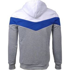 บริการ OEM เสื้อฮู้ดดี้ผ้าฟลีซระบายอากาศ ยี่ห้อส่วนตัว เป็นมิตรกับสิ่งแวดล้อม สำหรับผู้ชาย ขายดี สไตล์เรียบง่าย สีพื้น ปรับแต่งสีได้ เหมาะสำหรับฤดูใบไม้ร่วง - Product Image 5