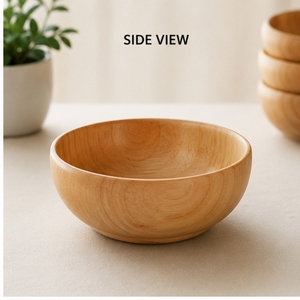 ชามไม้สำหรับเสิร์ฟ ล้างด้วยมือเท่านั้น อุปกรณ์รักษ์โลก - Product Image 1