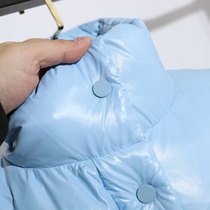 Chaqueta acolchada recortada de manga desmontable cálida de invierno de alta calidad 90% abrigo de plumón de pato blanco para mujer - Product Image 2