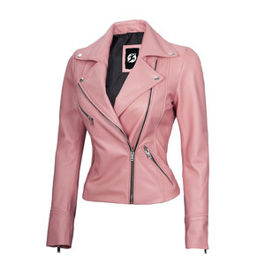 แจ็กเก็ตกันหนาวระบายอากาศได้ดีของผู้หญิงหนังแท้100% ด้วยดีไซน์ที่สามารถปรับแต่งได้ - Product Image 2