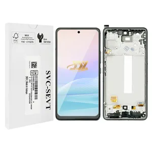 Oled Screen With Frame For Samsung A536 Mobile Phone LCD Panel Digitizer Galaxy A53 Front Assembly Display Pantalla Replacement