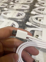 Kabel Tipe C Grosir Pabrik Pengisian Cepat 1M 2A USB ke USB C Kabel Data 3FT untuk Samsung S10 S9 S8