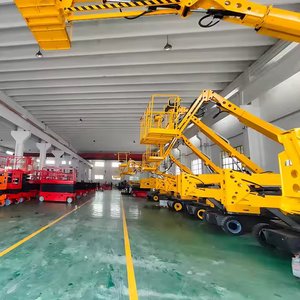 Precio de fábrica 20m 200kg aérea Manlift hidráulico Cherry Picker Spider Boom Lift telescópico articulado remolcable Boom Spider Lift - Product Image 2