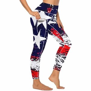 Mode Sublimation impression Push up Leggings femmes décontracté taille haute 100% coton Fitness Leggings fabriqués par robe de sport - Product Image 1