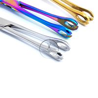 Tindik Badan Forester Spons Forceps, Penusuk Profesional Multi Warna Hitam Emas