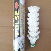 Volants de badminton en plumes indiennes de haute qualité - Légers, professionnels, écologiques, lot de 6, prix économique