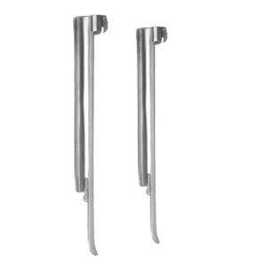 Maquinilla de afeitar recta de peluquero de acero inoxidable sólido con logotipo personalizado con revestimiento negro con logotipo personalizado de hoja expuesta - Product Image 6