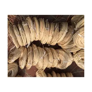 Rollo de correas de ratán de plástico PE de alta calidad, Material de tejido de caña vietnamita para muebles de exterior, Exportación al por mayor - Product Image 1