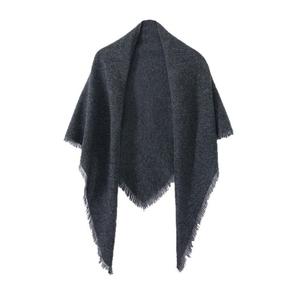 Chal de Lana Cálido con Flecos Ecológico para Mujer, Nuevo Modelo de Invierno, Venta al Por Mayor del Fabricante - Product Image 2