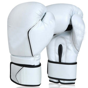 Guantes de boxeo de lucha con logotipo personalizado de cuero PU profesional al por mayor de fábrica de la mejor calidad impresos personalizados para adultos y jóvenes - Product Image 2