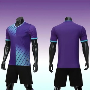 Venta al por mayor de ropa de fútbol personalizada para niños varios colores camiseta de fútbol en blanco para traje de equipo y uniformes - Product Image 3