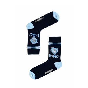 Calcetines transpirables coloridos con estampado de Albert Einstein para hombre, diseño EMC - Product Image 1