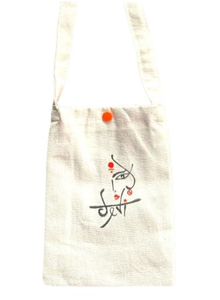 Monedero para móvil bordado con estampado floral de algodón para mujer - Product Image 2