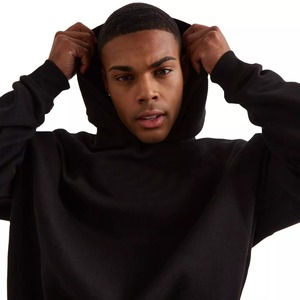 High Quality OEM <b>Plain</b> Heavyweight Fleece Logo Printed Cotton Oversize Custom Unisex <b>Hoodies</b> <b>Mens</b> <b>Plain</b> <b>Hoodies</b> for Winter - Product Image 3