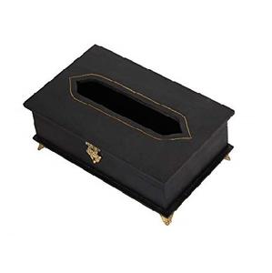 High Quality Solid Wood Napkin Dispenser Personalized Black Storage <b>Box</b> with Excellent Finish Handmade <b>Tissue</b> <b>Holder</b> Kitchen Use - Product Image 1