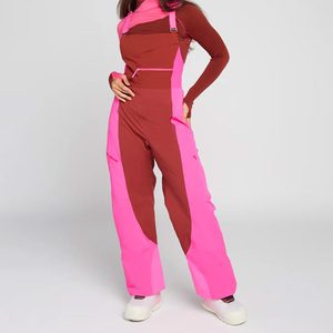 Bavettes de ski personnalisées OEM pour femmes pantalons de neige imperméables isolés pour le ski le snowboard avec impression de logo et marque privée - Product Image 4
