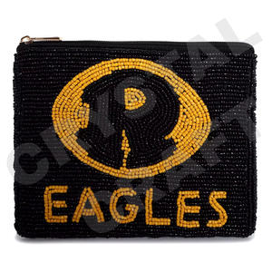 Cheers Design Portefeuille de poche à monnaie perlée de rocaille personnalisé Beau porte-monnaie avec des caractéristiques d'accessoires à la mode - Product Image 2