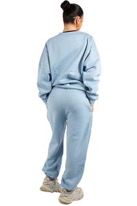 TOP Tendance Article 100% Coton Surdimensionné Goutte Épaule Sweat Ensemble pour Femmes Hiver porter respirant femmes jogging ensemble - Product Image 2