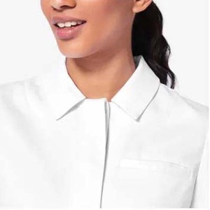 ชุดสครับผ้าสแปนเด็กซ์สำหรับผู้หญิงเสื้อโค้ทสำหรับห้องแล็ปของนักวิทยาศาสตร์เครื่องแบบพยาบาลสไตล์ใหม่งานตามสั่ง - Product Image 5